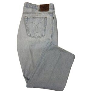 Vintage GWG Great Western Garment Men Light Wash 38/30 Levi Owned Canada Farmer